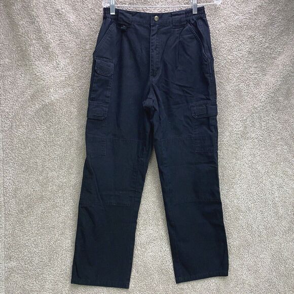 5.11 Tactical Taclite Pro Ripstop Cotton Black Cargo Pants Men's Size US 30 X 30 - Picture 1 of 11